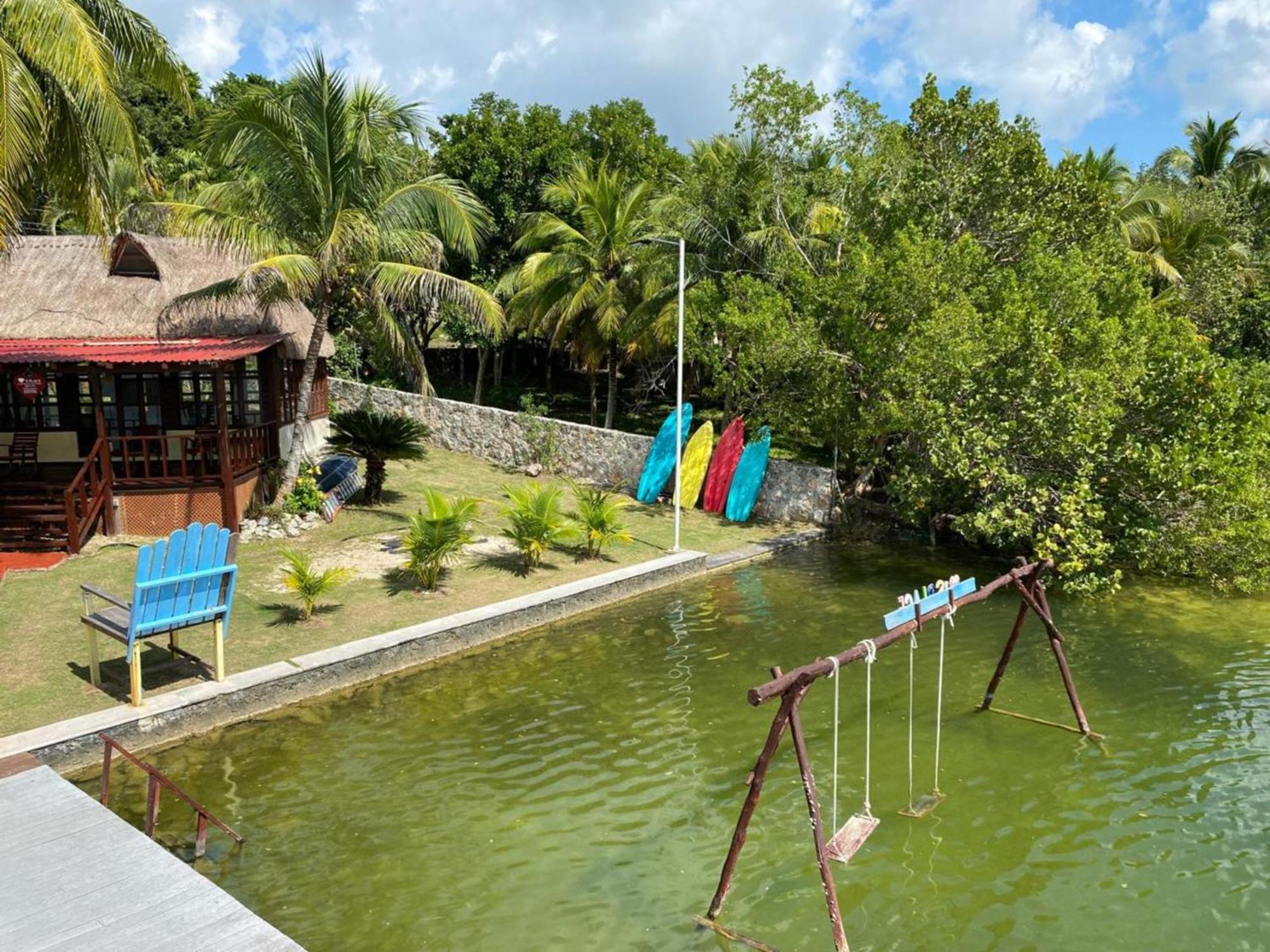 Coras Place Bacalar Lagoon Front Экстерьер фото