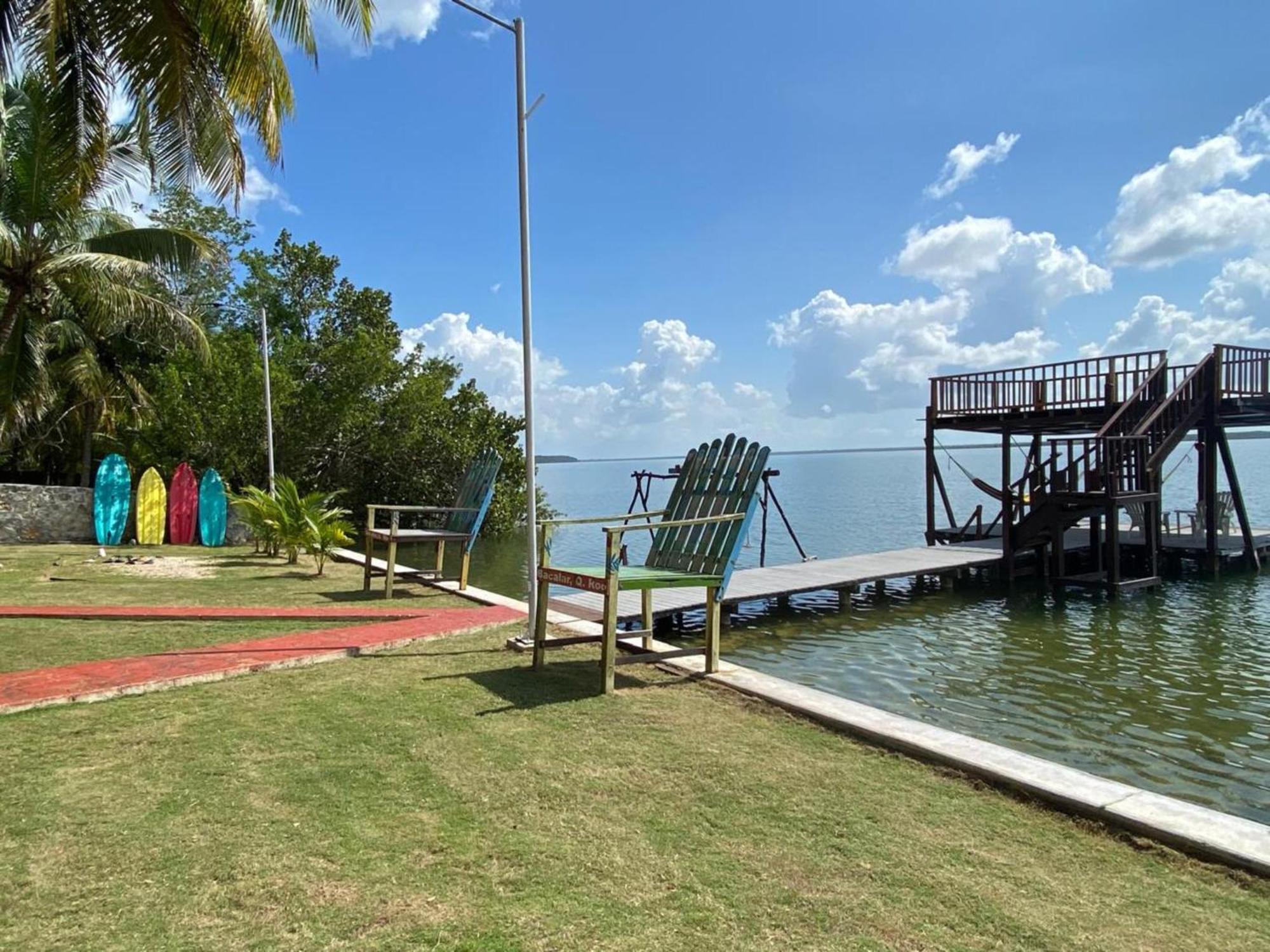 Coras Place Bacalar Lagoon Front Экстерьер фото
